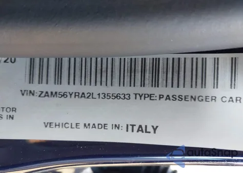 2020 Maserati Quattroporte S Q4 from USA, damaged, VIN ZAM56YRA2L1355633